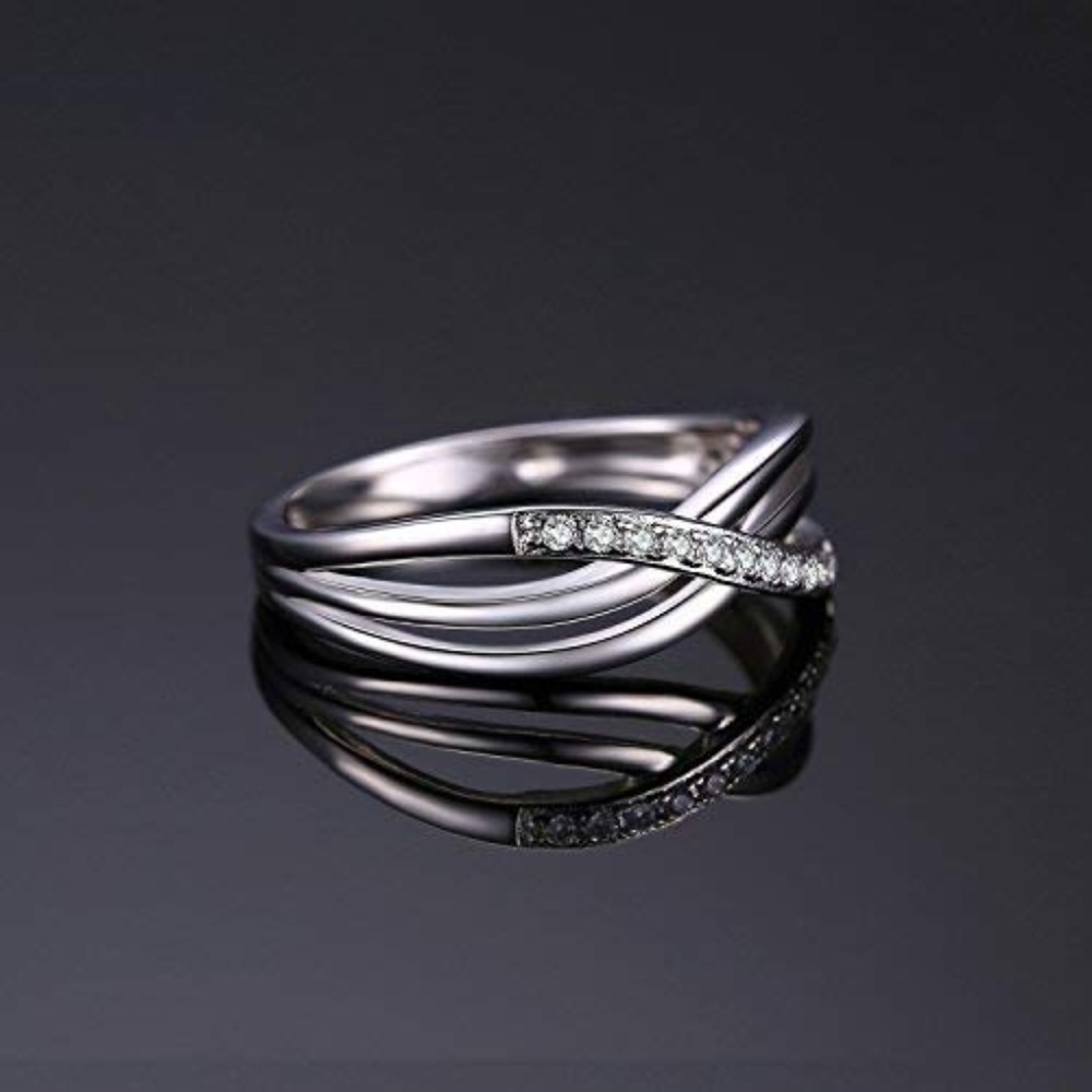 Infinity Knot Sterling Silver Ring - image 2